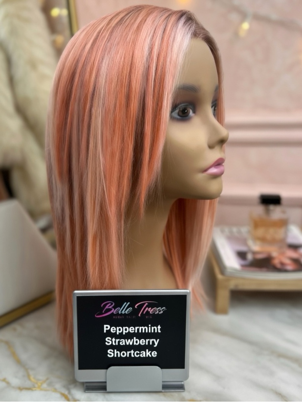 RARE BelleTress Peppermint HF – Strawberry Shortcake | Worn Twice | Box + Tag